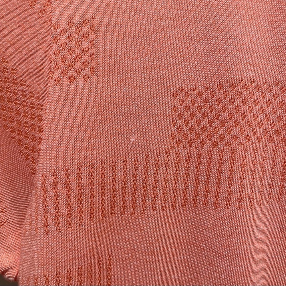 Under Armour HeatGear Velocity Crew Neck Short Sleeve Tee Shirt Orange Size XS - Picture 8 of 8